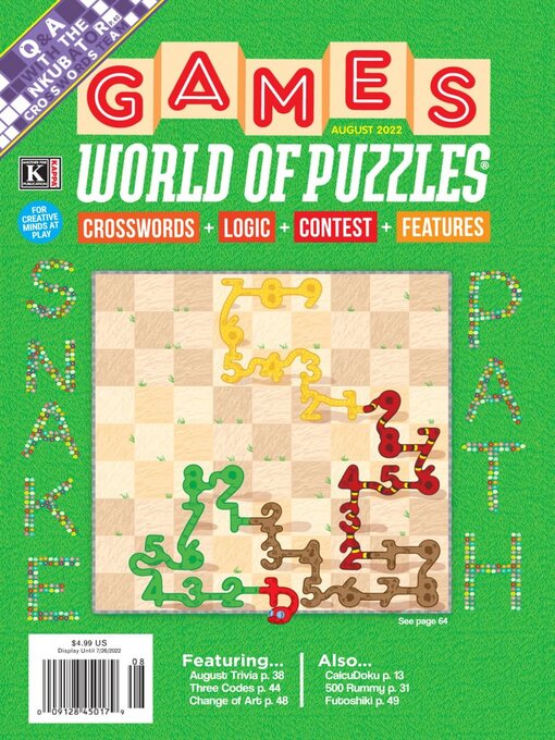 Title details for Games World of Puzzles by Kappa Publishing Group, Inc. - Available